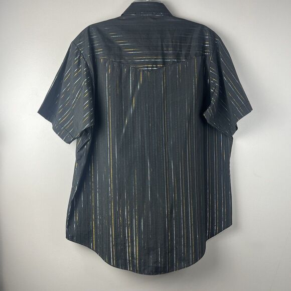Vintage Ely Cattleman Pinstripe Pearl Snap Men’s Shirt Size XL Western Cowboy - Picture 5 of 5